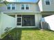 View of a small backyard with a patio at 6253 Whetstone Ct, Palmetto, FL 34221