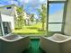 Private outdoor patio offers a relaxing space with a screened-in enclosure at 6253 Whetstone Ct, Palmetto, FL 34221