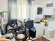 Laundry room features new washer and dryer and storage space at 8509 La Boca Ave, North Port, FL 34287