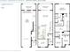 Floor plan showcases the layout of the home, including the kitchen, office, bedrooms, and garage at 9992 Key Haven Rd, Seminole, FL 33777