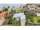 An aerial view of the house close to the beach and facing the ocean at 103 Graham Se St, Port Charlotte, FL 33952