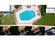 A serene pool and canal side home boasts a boat dock at 10311 Waterbird Way, Bradenton, FL 34209