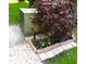 Well-maintained landscaping with accent stones and colorful foliage at 1850 Sunny Dr # F4, Bradenton, FL 34207