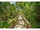 Pathway in the woods along the boardwalk allows residents to enjoy nature at 2417 Fairway Oaks Dr # 22, Palmetto, FL 34221