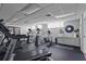 Well-equipped gym featuring treadmills, elliptical machines, and ample space for fitness activities at 2417 Fairway Oaks Dr # 22, Palmetto, FL 34221