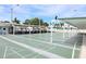 Multiple shuffleboard courts in excellent condition, sheltered for comfortable play at 5233 Kenwood Ave, Sarasota, FL 34234