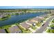 Single-Gathering home with a manicured lawn and beautiful waterfront views at 5327 Olano St, Palmetto, FL 34221