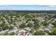 Broad aerial view of a peaceful neighborhood with tree-lined streets, highlighting the property's setting at 5718 Magnolia N St, St Petersburg, FL 33703