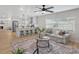Open-concept living room and kitchen with modern finishes and plenty of natural light at 5718 Magnolia N St, St Petersburg, FL 33703