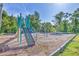 Outdoor playground with slide and swing set, perfect for children and Gathering fun at 7005 Goldrush Ln, Bradenton, FL 34201