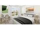 Comfortable bedroom with a large window and neutral decor, creating a serene and inviting space at 1774 Cobb Trl, Parrish, FL 34219