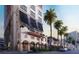Charming building exterior with brick accents, beautiful landscaping, and a prime downtown location at 33 S Palm Ave # 1501, Sarasota, FL 34236