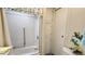 Bathroom featuring a shower/tub combination and a toilet next to a closet at 3333 26Th E Ave # 1145, Bradenton, FL 34208