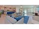 Open-concept living space with kitchen, living room, and dining area, perfect for entertaining at 3419 74Th Avenue E Cir, Sarasota, FL 34243