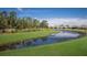 Community featuring a picturesque pond surrounded by lush green landscaping at 4609 Deep Creek Ter, Parrish, FL 34219