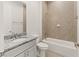 Modern bathroom features a vanity, bathtub and tiled shower at 7611 34Th W Ave # 301, Bradenton, FL 34209