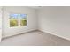 Neutral bedroom features a window with a leafy view and plush carpeting at 7611 34Th W Ave # 301, Bradenton, FL 34209