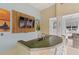 The outdoor wet bar is perfect for entertaining around the pool at 7611 34Th W Ave # 301, Bradenton, FL 34209