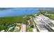 Breathtaking aerial view capturing the expansive waterfront property with stunning water views and surrounding landscape at 9403 9Th Nw Ave, Bradenton, FL 34209