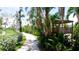 Scenic view of a backyard gazebo surrounded by greenery at 9403 9Th Nw Ave, Bradenton, FL 34209