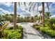 Secluded hot tub surrounded by lush landscaping, perfect for relaxation and tranquility at 3025 Veneto Ct, Bradenton, FL 34211