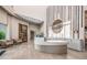 The Spa reception area features a modern desk, elegant decor, and a welcoming atmosphere at 3025 Veneto Ct, Bradenton, FL 34211