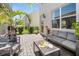 Relaxing outdoor patio area, complete with comfortable seating and fresh beverages at 12017 Cranston Way, Bradenton, FL 34211