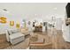 Spacious open concept living room and kitchen with lots of natural light at 2460 Hillview St, Sarasota, FL 34239