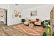 Cozy living room with modern decor and a comfortable seating area at 2460 Hillview St, Sarasota, FL 34239