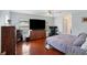 Spacious bedroom with wood floors and large windows at 2710 93Rd E Ct, Palmetto, FL 34221