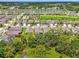 Aerial view showing the property's location within the community at 3602 Secret Stroll Dr, Sarasota, FL 34240