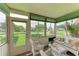 Inviting sunroom featuring white wicker furniture and serene outdoor views at 3905 34Th Avenue W Dr # 36, Bradenton, FL 34205