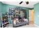 Stylish sitting area with a cozy couch and decorated wall creating a unique space at 4649 72Nd E Ct, Bradenton, FL 34203