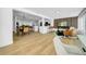 Open-concept interior with living, dining, and kitchen, perfect for entertaining at 8001 13Th S Ave, St Petersburg, FL 33707