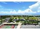 Gorgeous views of the golf course, tennis court, and bay from the building at 1000 Longboat Club Road # 1105, Longboat Key, FL 34228
