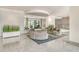 Contemporary lobby with stylish seating, textured walls, and elegant decor for a welcoming ambiance at 1000 Longboat Club Road # 1105, Longboat Key, FL 34228
