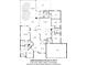 Detailed floor plan showcasing 4 bedrooms, 3 baths, 3 car garage and layout of the home at 15808 42Nd E Gln, Parrish, FL 34219