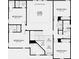 Upstairs floorplan featuring five bedrooms, 3 baths, and a large game room at 16415 Star Grass Cir, Bradenton, FL 34211
