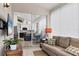 Cozy sun room with views through sliding glass doors into the kitchen at 7904 Hampton Ct, University Park, FL 34201