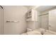 Bathroom with a vanity, toilet, and shower at 8823 White Sage Loop # 1802, Lakewood Ranch, FL 34202