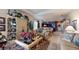 Cozy living space showcasing elegant furnishings and an open-concept layout to the kitchen at 2819 47Th E St, Palmetto, FL 34221