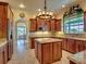 Spacious kitchen with granite countertops and ample cabinetry at 48665 Bermont Rd, Punta Gorda, FL 33982