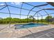 Screened-in pool and patio area at 9437 Galaxie Cir, Port Charlotte, FL 33981
