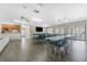 Large community room with kitchen and screen at 25100 Sandhill Blvd # Y201, Punta Gorda, FL 33983