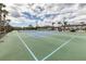 Well-maintained tennis court in a community setting at 25100 Sandhill Blvd # Y201, Punta Gorda, FL 33983