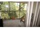 Relaxing screened balcony overlooking a lush landscape at 25100 Sandhill Blvd # Y201, Punta Gorda, FL 33983