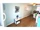 Home office with large rug and stylish decor at 3106 Harbor Blvd # 3A, Port Charlotte, FL 33952