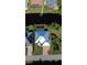 Aerial view of a canal-front home with solar panels and pool at 13654 Allamanda Cir, Port Charlotte, FL 33981
