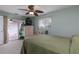 Bedroom with private access to a balcony at 2735 Magdalina Dr # 2D, Punta Gorda, FL 33950