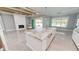 Island kitchen with granite countertop at 28944 Gin Ln, Punta Gorda, FL 33982